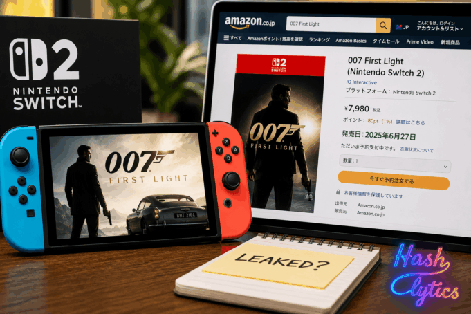 007 First Light Switch 2 Release Date Leaks via Amazon Japan 007 First Light Switch 2 Release Date Leaks via Amazon Japan