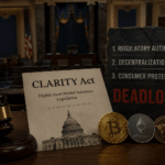 Senate Deadlocks on CLARITY Act Over 3 Crypto Disputes