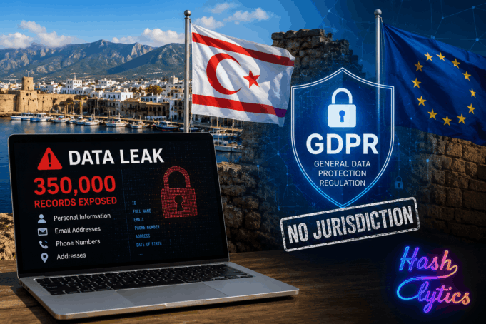 EU Won't Act on 350K Data Leak in North Cyprus Due to GDPR Gap