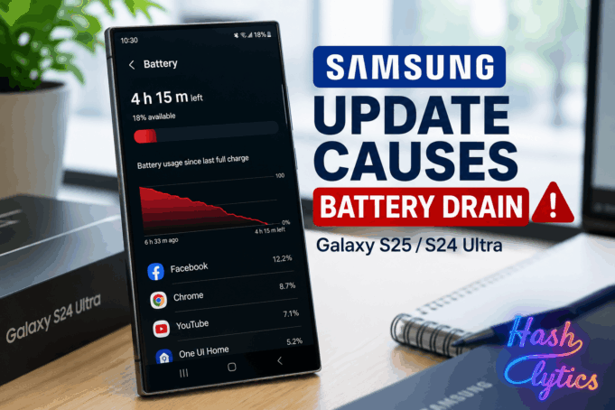 Samsung Update Causes Galaxy S25/S24 Ultra Battery Drain