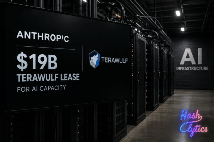 Anthropic Secures $19B TeraWulf Lease for AI Capacity Anthropic Secures $19B TeraWulf Lease for AI Capacity
