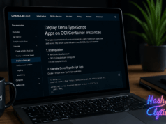 Deploy Deno TypeScript Apps on OCI Container Instances Deploy Deno TypeScript Apps on OCI Container Instances