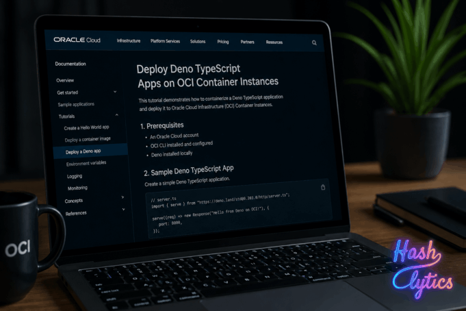 Deploy Deno TypeScript Apps on OCI Container Instances Deploy Deno TypeScript Apps on OCI Container Instances