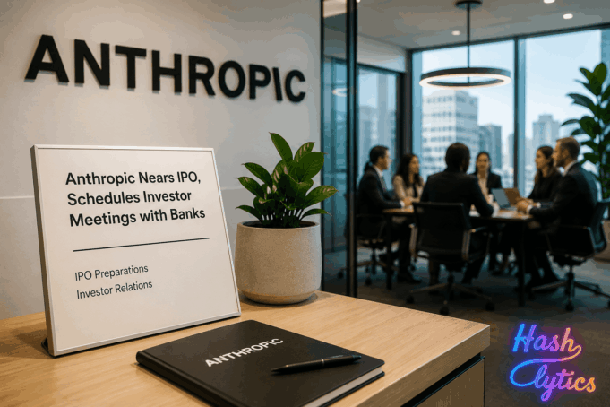 Anthropic Nears IPO, Schedules Investor Meetings with Banks Anthropic Nears IPO, Schedules Investor Meetings with Banks
