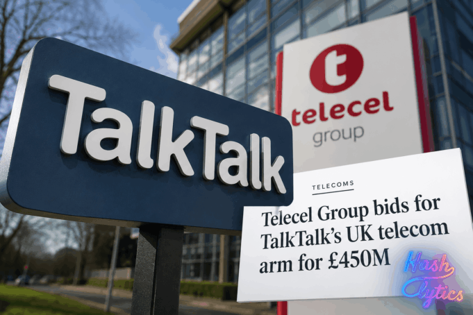 Telecel Group bids for TalkTalk's UK telecom arm for £450M Telecel Group bids for TalkTalk's UK telecom arm for £450M