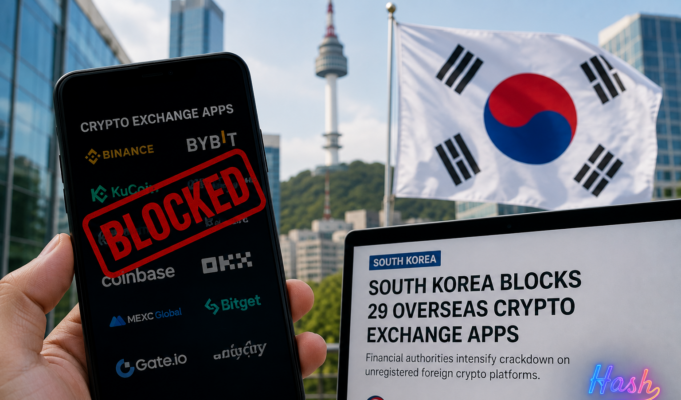 South Korea Blocks 29 Overseas Crypto Exchange Apps South Korea Blocks 29 Overseas Crypto Exchange Apps