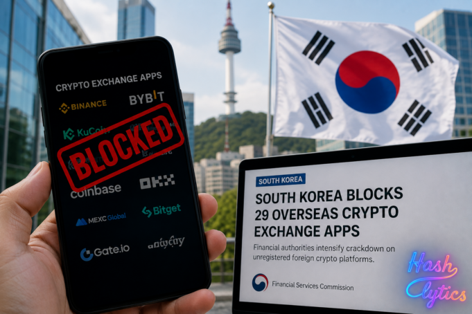South Korea Blocks 29 Overseas Crypto Exchange Apps South Korea Blocks 29 Overseas Crypto Exchange Apps
