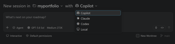 VS Code: Choosing Agent Harnesses for AI Sessions
