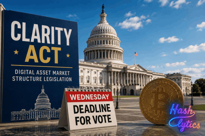 CLARITY Act faces Wednesday deadline for vote