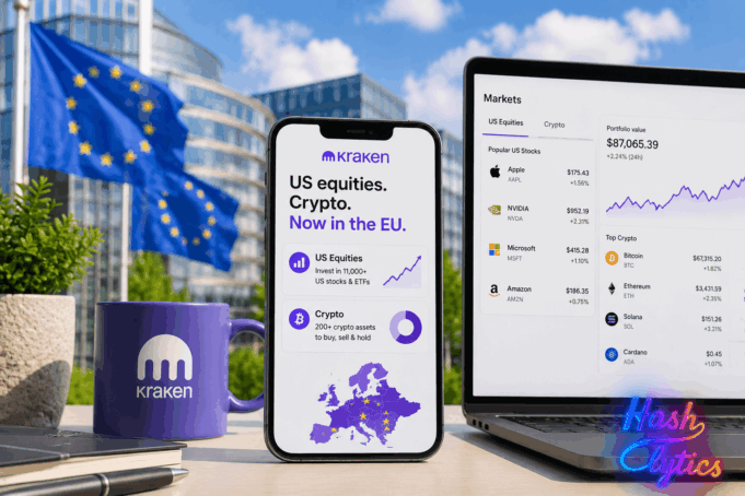 Kraken Enables EU Users to Hold US Equities & Crypto