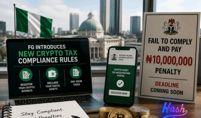 Nigeria’s New Crypto Tax Rules: Register or Pay ₦10M Nigeria's New Crypto Tax Rules: Register or Pay ₦10M