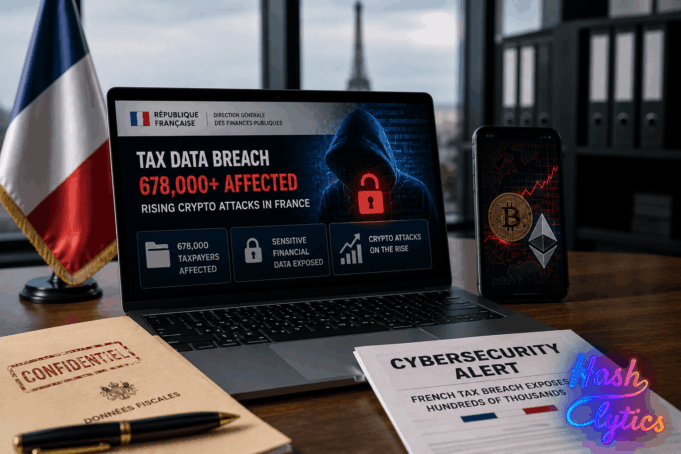French Tax Breach Exposes 678K Amid Rising Crypto Attacks