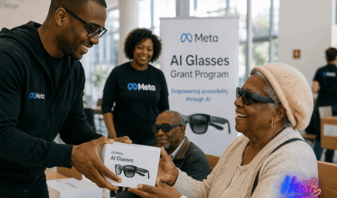 Meta Donates 15,000 AI Glasses to Visually Impaired Adults Meta Donates 15,000 AI Glasses to Visually Impaired Adults