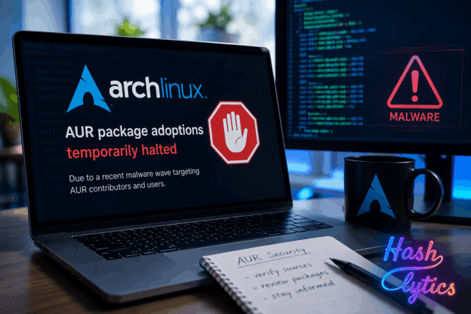 Arch Linux Halts AUR Package Adoptions Amid Malware Wave