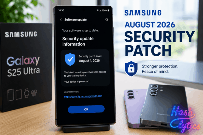 Samsung unveils August 2026 security patch for Galaxy devices Samsung unveils August 2026 security patch for Galaxy devices