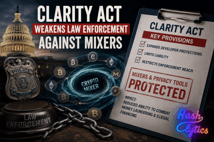 Clarity Act Weakens Law Enforcement Against Mixers