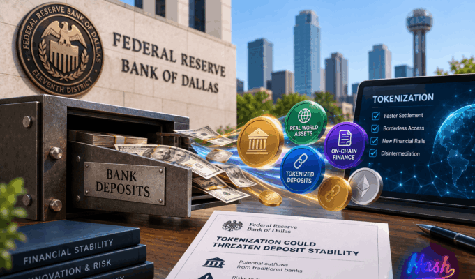 Dallas Fed Warns Tokenization Threatens Deposit Stability Dallas Fed Warns Tokenization Threatens Deposit Stability