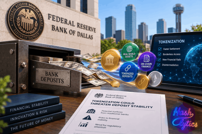 Dallas Fed Warns Tokenization Threatens Deposit Stability Dallas Fed Warns Tokenization Threatens Deposit Stability