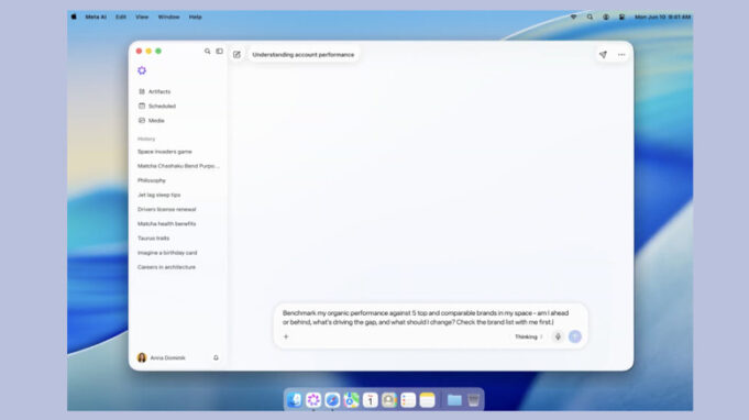 Meta AI Launches Dedicated Desktop App for Mac Users