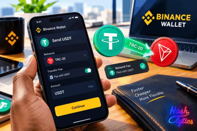 JUST enables USDT fees for TRC-20 transfers in Binance Wallet JUST enables USDT fees for TRC-20 transfers in Binance Wallet