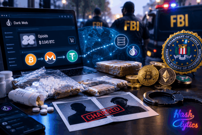 FBI Traces Crypto to Darknet Opioid Ring, Charges Two