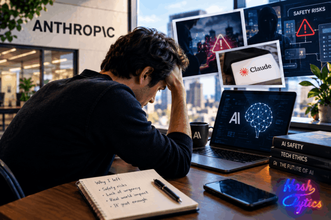 Anthropic Researcher Quits: "Gambling With Our Lives" Anthropic Researcher Quits: "Gambling With Our Lives"
