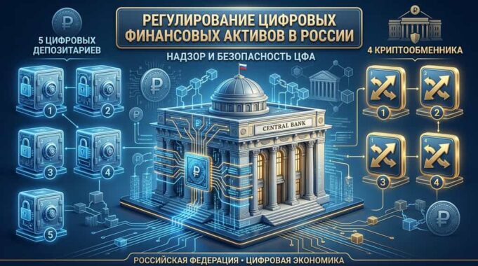 Russia Approves 5 Digital Custodians, 4 Crypto Exchanges