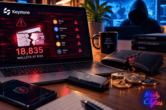 Keystone to destroy 18,835 wallets after key theft Keystone to destroy 18,835 wallets after key theft