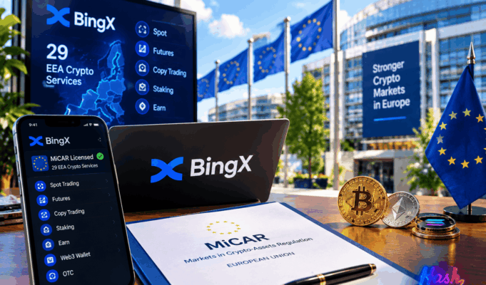 BingX EU secures MiCAR license for 29 EEA crypto services BingX EU secures MiCAR license for 29 EEA crypto services