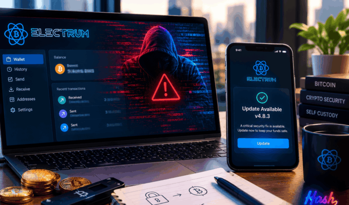 Electrum Wallet Flaw Exploited, Users Urged to Update 4.8.3 Electrum Wallet Flaw Exploited, Users Urged to Update 4.8.3