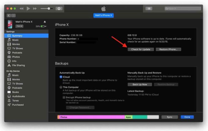 Restore Your iPhone After a Failed iOS Update Fixes